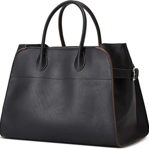 LEATHER TOTE - Picture 1 of 2